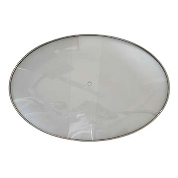Oval Tempered Glass Lids